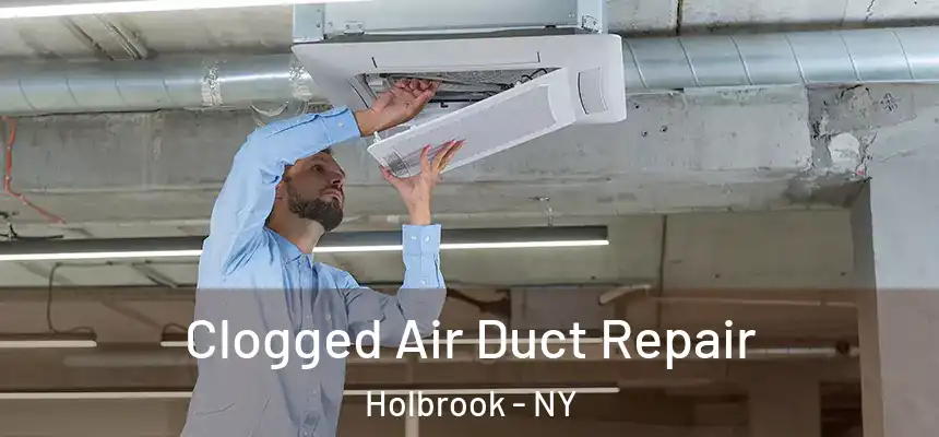  Clogged Air Duct Repair Holbrook - NY